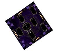 Nappe de tarots, nappe d'autel, carte de lecture, astrologie nappe de divinations, tapisserie murale, autels, tarots