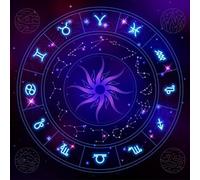 Nappe de tarots - Rune Divinations - Nappe de Table - Astrologie Oracles - Tapis de Jeu de société - Forme carrée - Pendule - Nappe-Nappe de Jeu de société - Tapis d'astrologie - Tapis de