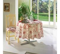 Nappe décor montagne 1m80 anti tache infroissable