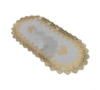 Nappe décorative en dentelle pour salon, broderie exquise, parfaite pour les tables à manger et les tables basses (b)