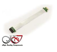 Nappe d'extension PCI Express - RISER - PCIe x1 - 19cm - Blindée - Compatible 1.0 2.0 3.0