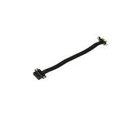 Nappe d'extension type riser pour port PCI Express x1 vers port PCIe x1 avec nappes souples blindées compatibles PCIe 3.0. Longueur totale 23cm