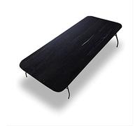 Nappe d'extérieur en marbre, texture marbre, adaptée pour les fêtes de camping et les pique-niques, convient pour table rectangulaire de 76,2 x 228,6 cm