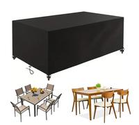 Nappe d'extérieur imperméable 260 x 100 x 80 cm - Tissu Oxford 420D résistant aux UV et au froid, idéal pour meubles de jardin et ensembles rectangulaires en rotin