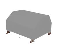 Nappe d'extérieur robuste pour enfants, parfaite pour les activités 3 en 1 dans le sable et l'eau avec cordons réglables et protection contre le vent (gris)