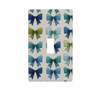 Nappe d'interrupteur à bascule simple pour cuisine, ferme, chambre à coucher, salle de bain, bleu glacier vert d'eau