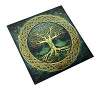 Nappe divine motif arbre astrologie tarot nappe nappe autel tissu tissu accessoires de jeu de société