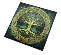 Nappe divine motif arbre astrologie tarot nappe nappe autel tissu tissu accessoires de jeu de société