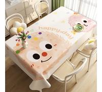 Nappe Dopamine, Imperméable, Oléofuge, Lavable, Isolante Et Résistante À La Chaleur, Nappe Rectangulaire pour Table À Manger Ou Table Basse E,90×140cm