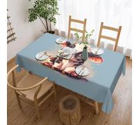 Nappe élégante avec imprimé vache mignonne - Tissu de décoration d'intérieur élégant pour tables de salle à manger, mariages et événements