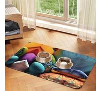 Nappe en cuir absorbant pour animaux de compagnie avec pierres colorées pour chiens ou chats