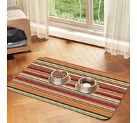 Nappe en cuir absorbant pour animaux de compagnie Motif arc-en-ciel 60 x 40 cm Épaisseur 4 mm