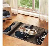 Nappe en cuir absorbant pour animaux de compagnie, motif guitare musicale, parfaite pour chiens, chats et autres animaux de compagnie
