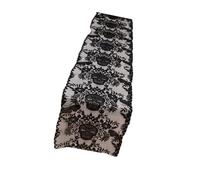 Nappe en dentelle d'Halloween pour bannière murale, fond de fête ou décoration de table à manger, chemin de table, drapeau, nappe d'Halloween