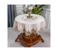 Nappe en Dentelle Nappe Vintage pour Table Ronde Nappe en Dentelle Table Housse De Table à Manger Couverture De Poussière De Tapis De Table Brodé, Color6, 0.4 x 0.4 inch (Square)