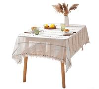 Nappe en fil arc-en-ciel simple mais élégante pour les tables basses à la maison et dans les cafés (140 x 220)