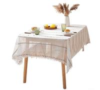 Nappe en fil arc-en-ciel simple mais élégante pour les tables basses à la maison et dans les cafés (140 x 180)