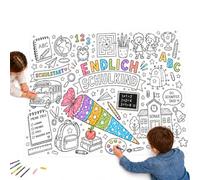 Nappe en papier à colorier pour la rentrée des classes