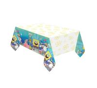 Amscan 9913550 - Nappe en Papier pour fête d'anniversaire pour Enfants Bob l'éponge 120 x 180 cm