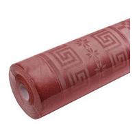 Nappe en papier damassé, (l)1,18 x (L)6 m, bordeaux