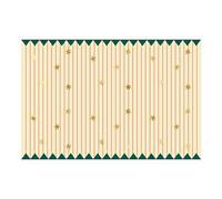 Nappe en papier fin motif étoiles et rayures - 120 x 180 cm - Cirque Funfair & USA Party - Décoration d'anniversaire d'enfant