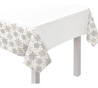 NAPPE en Papier Flocons de neige brillants 1.37m x 2.59m - Amscan