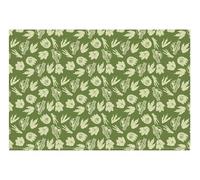 Nappe en papier Jurassic World - 180 x 120 cm avec logo et empreintes de pas - Nappe jetable pour fête d'anniversaire d'enfant - Vert