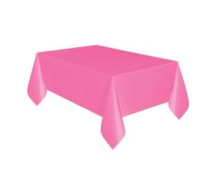 Nappe en Plastique Rigide - Pliée Courte - Rectangulaire - 137 x 274 cm - Élégante et Durable - pour Les fêtes, Les événements et la Maison