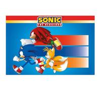 Procos Nappe en plastique Sonic 120 x 180 cm rectangulaire bleue 032701