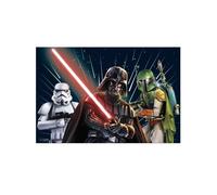 Procos - Nappe en Plastique Star Wars Galaxy (180 x 120 cm), Étoile, Multicolore, 180 x 120 cm, 93882