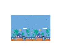 Procos Nappe plastique Stitch 180 x 120 cm Bleu - lsti96911