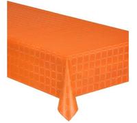 Nappe en rouleau - DART - Orange - 6 x 1.18 m - Jetable - Papier damassé