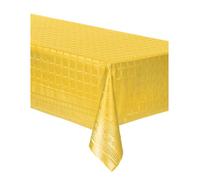 Nappe en rouleau papier damassé jaune 1,2 x 6 m