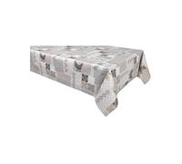 BACO Nappe en toile cirée rectangulaire Baco 140 x 250 cm Taupe