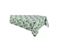 - Nappe en toile cirée rectangulaire Champs - 140 x 200 cm - Vert