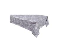- Nappe en toile cirée rectangulaire Moze - 140 x 250 cm - Gris