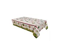 - Nappe en toile cirée rectangulaire NOUDS - 140 x 250 cm - Ecru - NOUDS