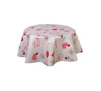 - Nappe en toile cirée ronde Campagne - Diam. 135 cm - Beige - CAMPAGNE