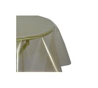 - Nappe en toile cirée ronde CRISTAL - Diam. 135 cm - Or - CRISTAL