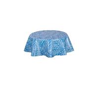 - Nappe en toile cirée ronde Eloa - Diam. 135 cm - Bleu - ELOA