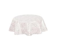 Nappe en Toile cirée Ronde Eloa - Diam. 150 cm - Ecru