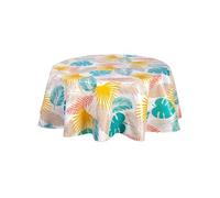 - Nappe en toile cirée ronde Galie - Diam. 135 cm - Ecru