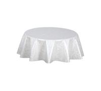 - Nappe en toile cirée ronde motif feuillage ULYSSE - Diam. 150 cm - Ulysse