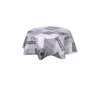 - Nappe en toile cirée ronde Run - Diam. 150 cm - Gris - RUN