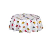 - Nappe en toile cirée ronde VACHE - Diam. 135 cm - Vache