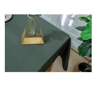 Nappe enduite avec traitement antitache Kaki carrée 180 x 180 cm