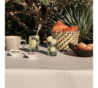 Nappe enduite Bambou Beige - Rectangle 160x240cm Fleur de Soleil