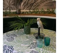 Nappe enduite Feuilles vertes - Rectangle 160x200cm Fleur de Soleil