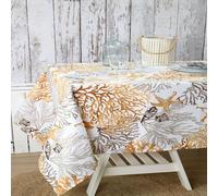 Nappe Enduite Guiberon Moutarde 150 X 200 Cm