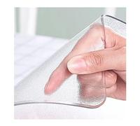Nappe Exterieur Impermeable Jardin Imperméable et Résistante à L’Huile PVC Souple Transparent Convient aux Surfaces de Table aux Meubles et aux Sols,24×56in